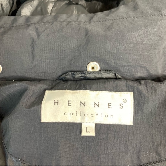 HENNES by H&M Women's Size L Black Lightweight Hooded Jacket. - Picture 10 of 13